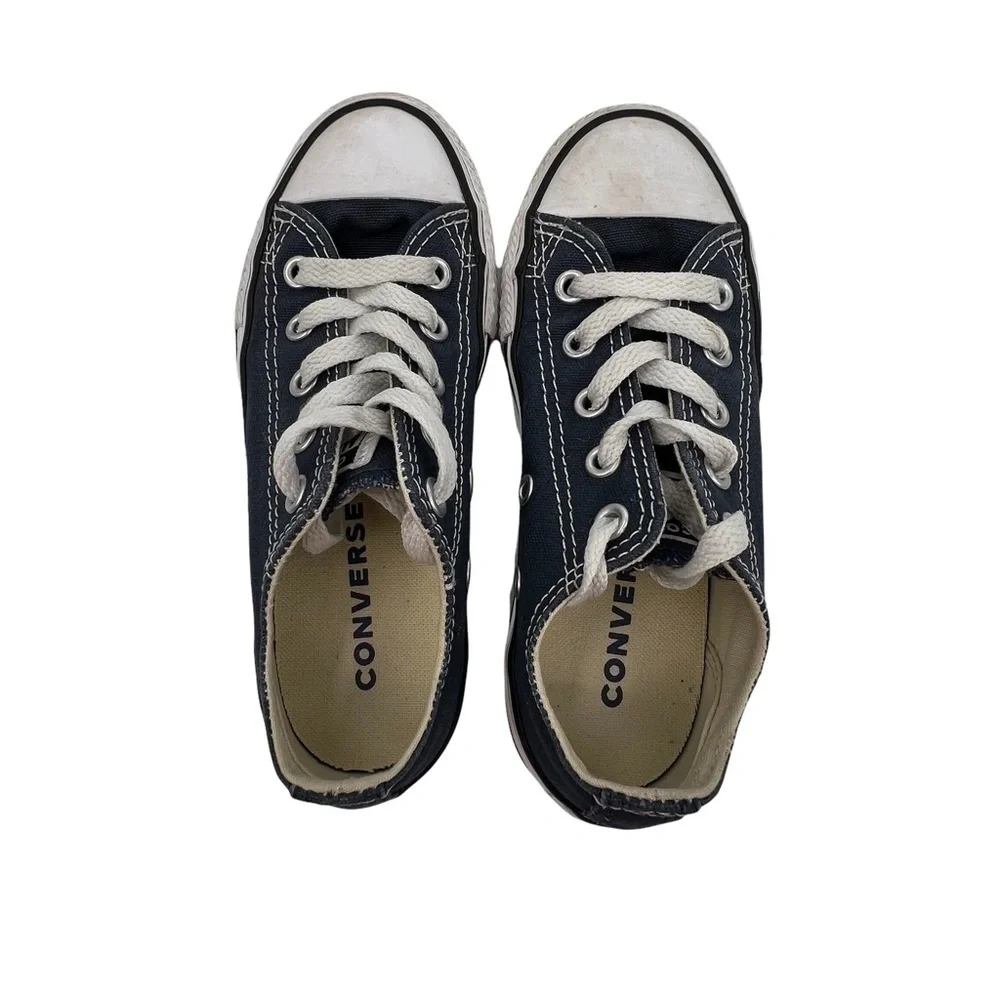 Converse All Star Blue Canvas Sneakers Size 12 Youth